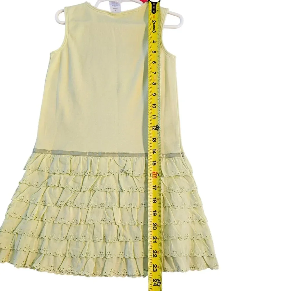 Gymboree Sleeveless Dress Green Size 5 EASTER GARDEN BLOOM Ruffled Summer NWT